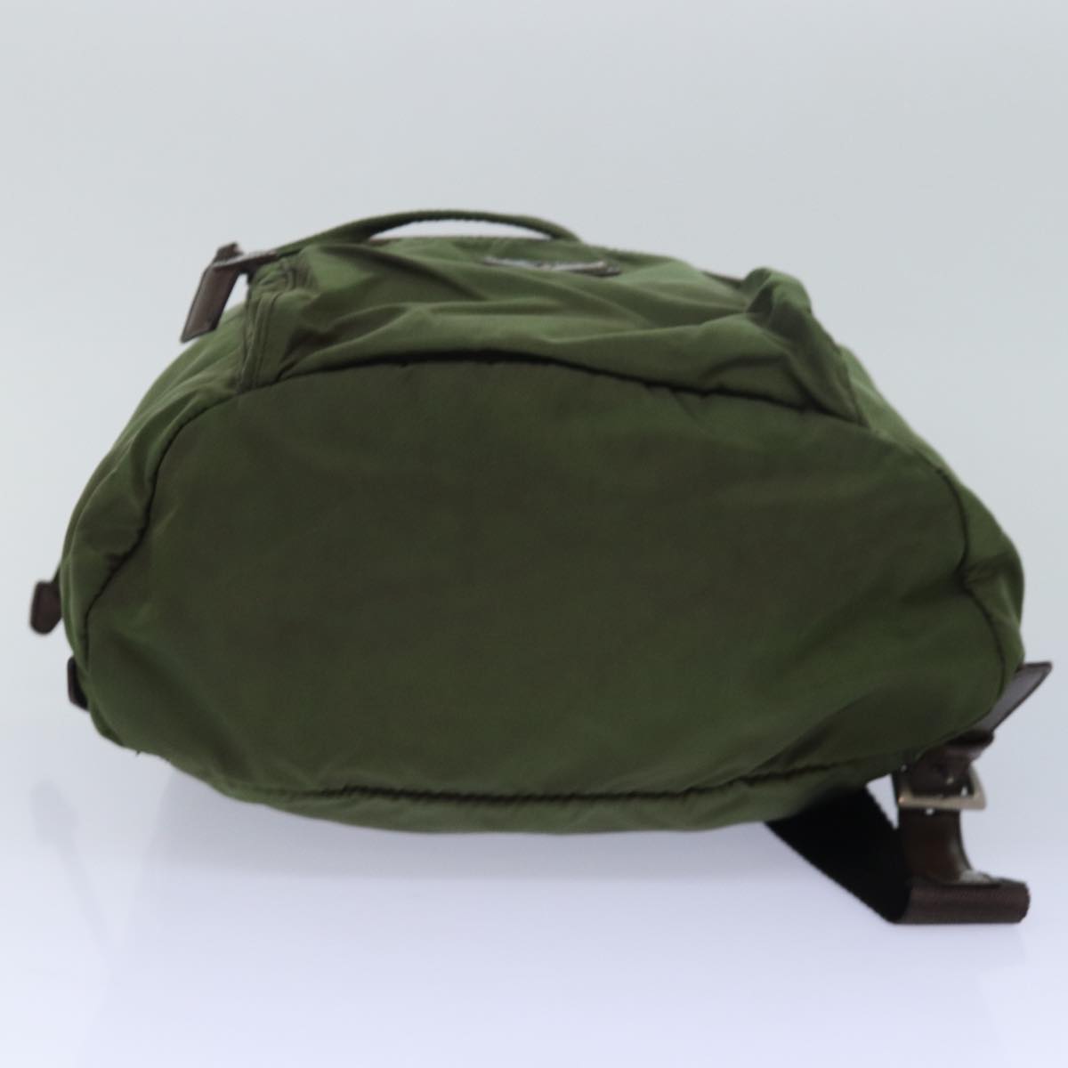 PRADA Backpack Nylon Khaki Auth 79546