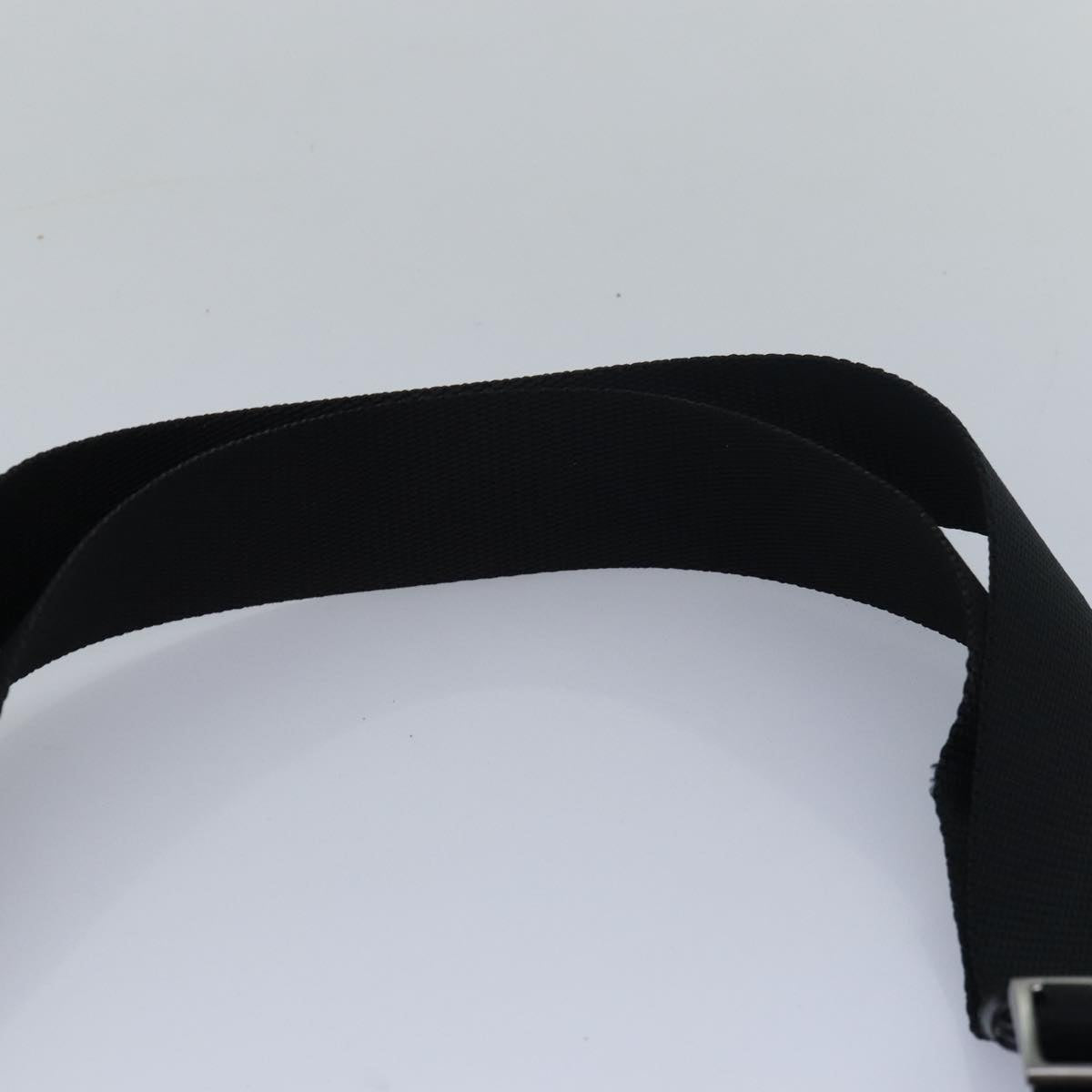 PRADA Shoulder Bag Nylon Black Auth 79556