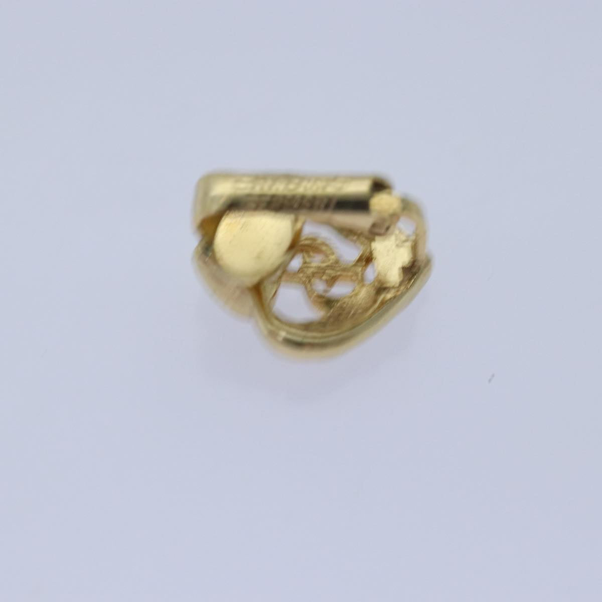 Christian Dior Earring metal Gold Auth 79778