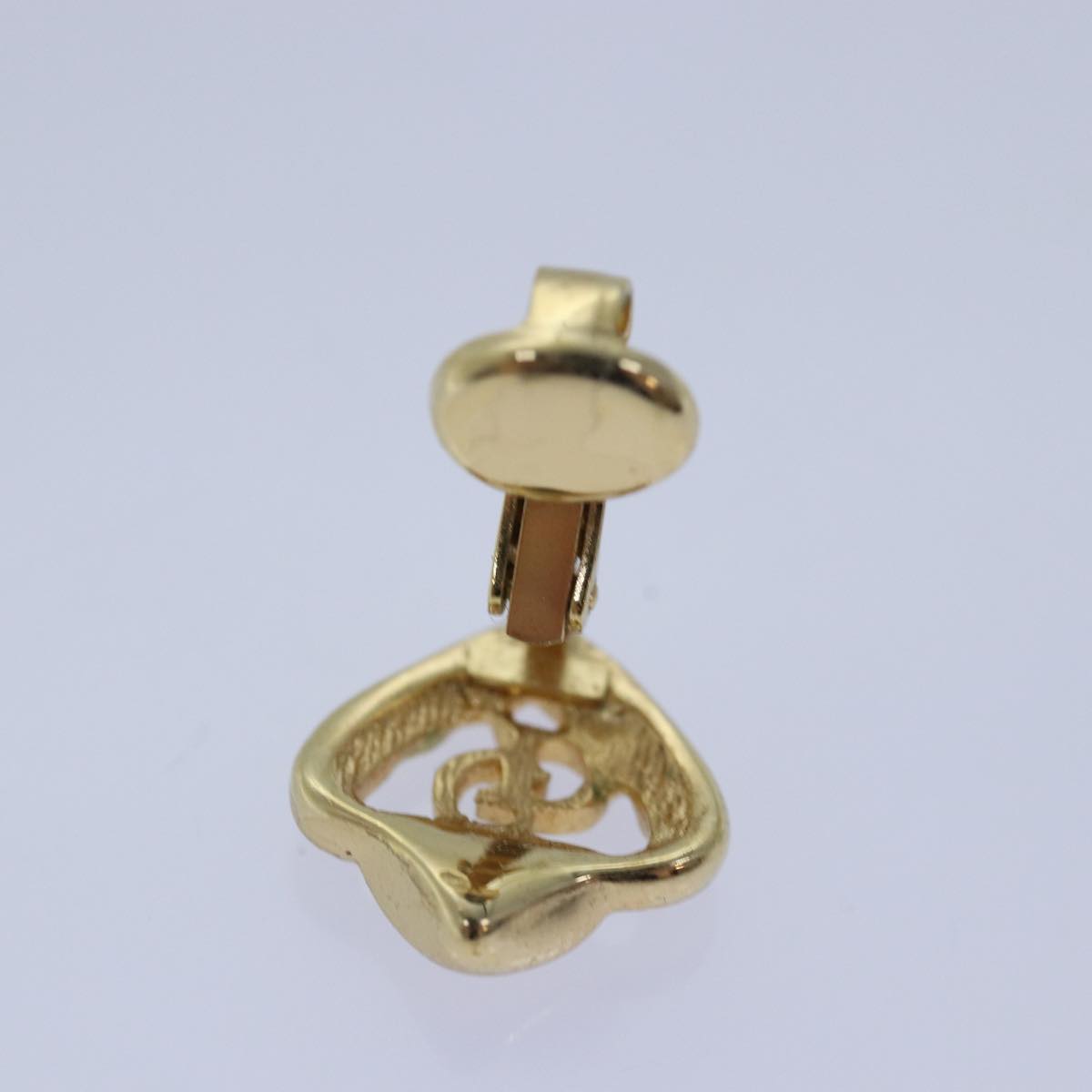 Christian Dior Earring metal Gold Auth 79778