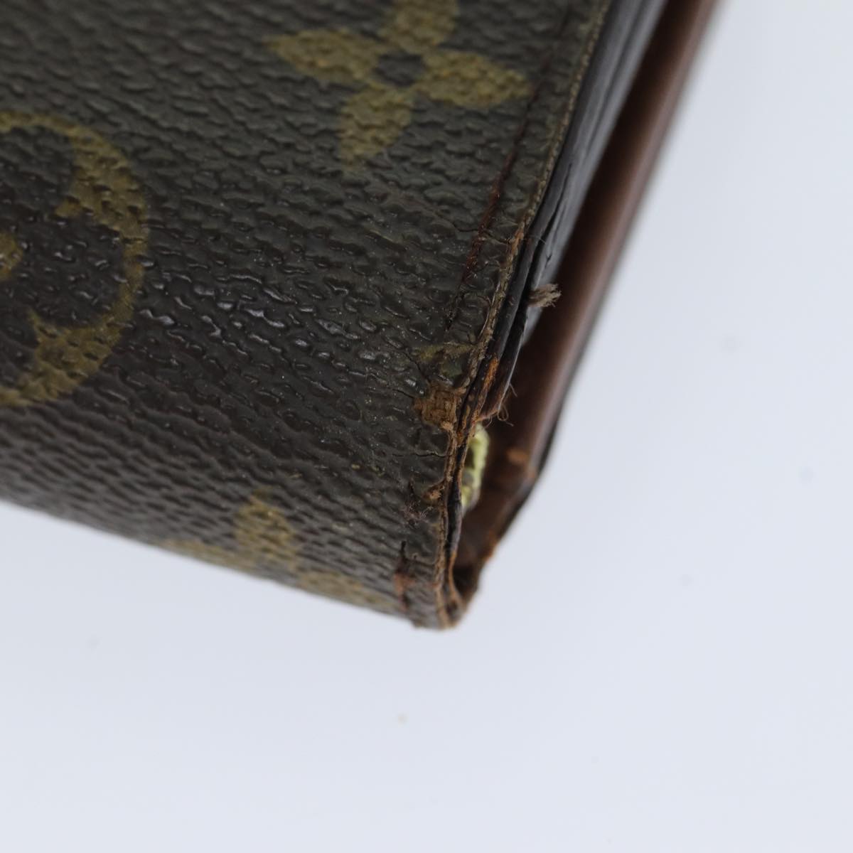 LOUIS VUITTON Monogram Porte Monnaie Billets Tresor Wallet M61730 LV Auth 79857