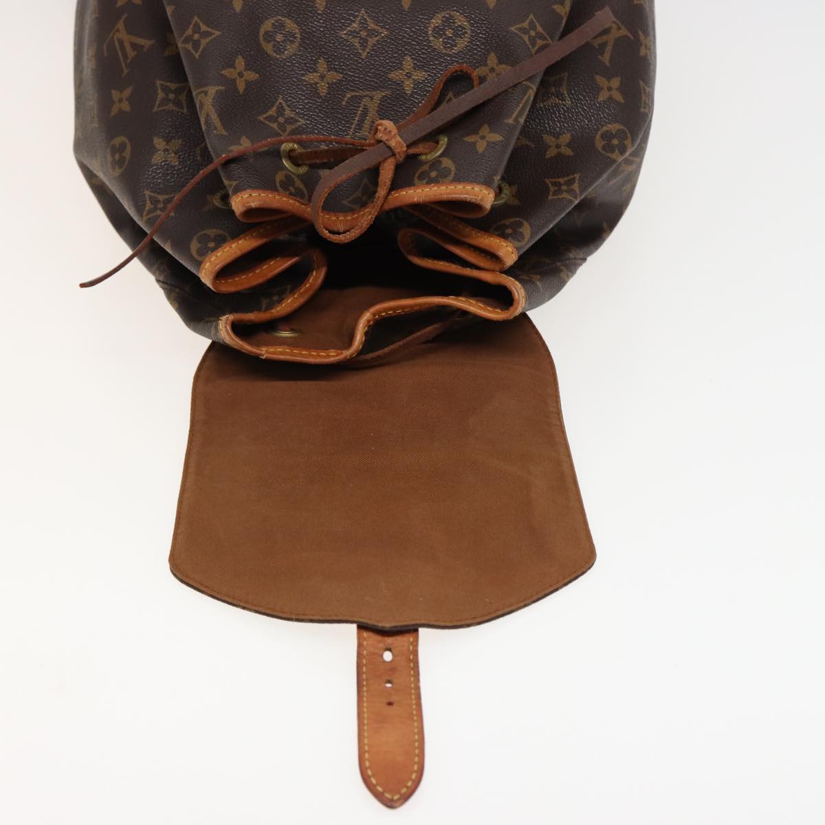 LOUIS VUITTON Monogram Montsouris GM Backpack M51135 LV Auth 79870