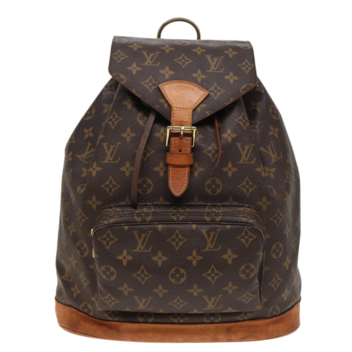 LOUIS VUITTON Monogram Montsouris GM Backpack M51135 LV Auth 79870