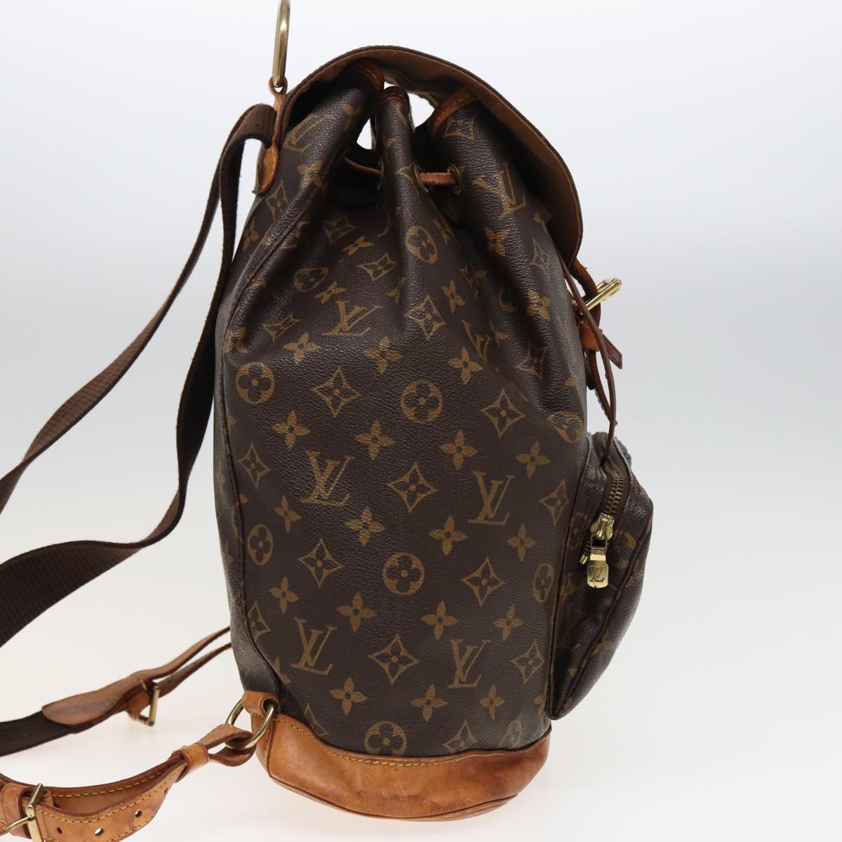 LOUIS VUITTON Monogram Montsouris GM Backpack M51135 LV Auth 79870