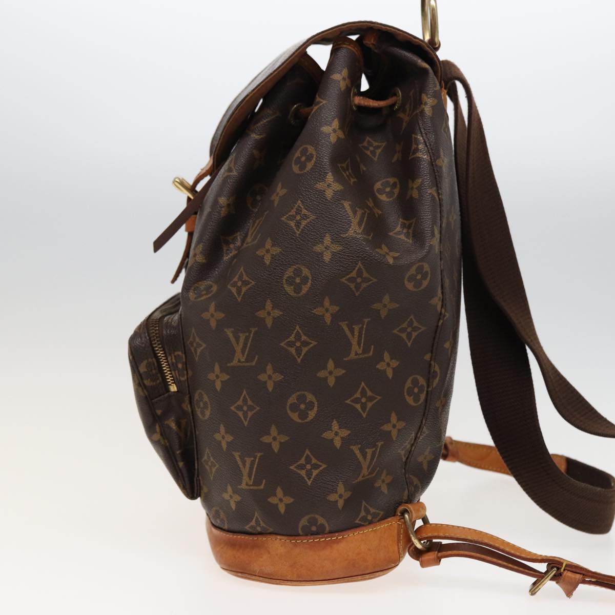 LOUIS VUITTON Monogram Montsouris GM Backpack M51135 LV Auth 79870