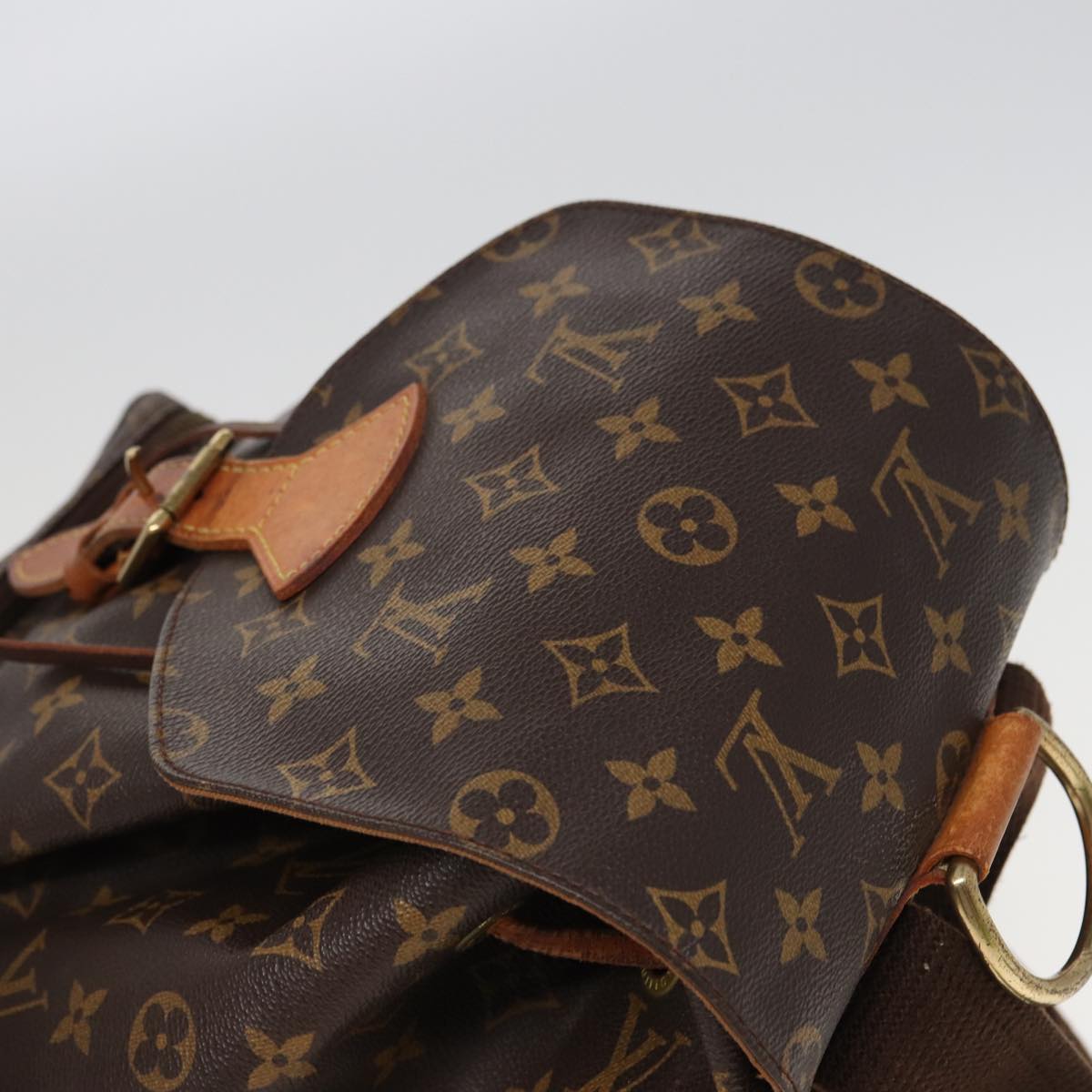 LOUIS VUITTON Monogram Montsouris GM Backpack M51135 LV Auth 79870