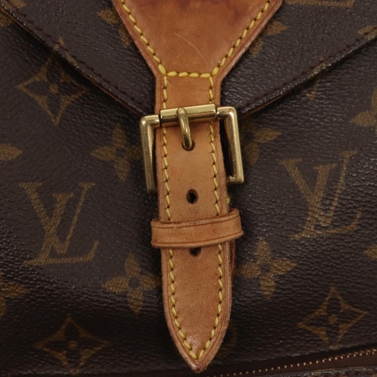 LOUIS VUITTON Monogram Montsouris MM Backpack M51136 LV Auth 79871