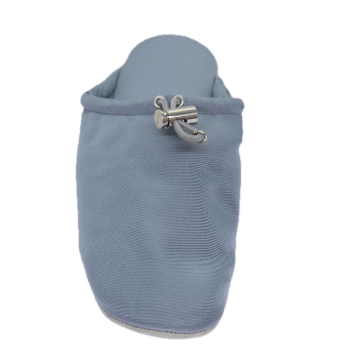 PRADA Room Shoes & Pouch Nylon Light Blue Auth 79894V
