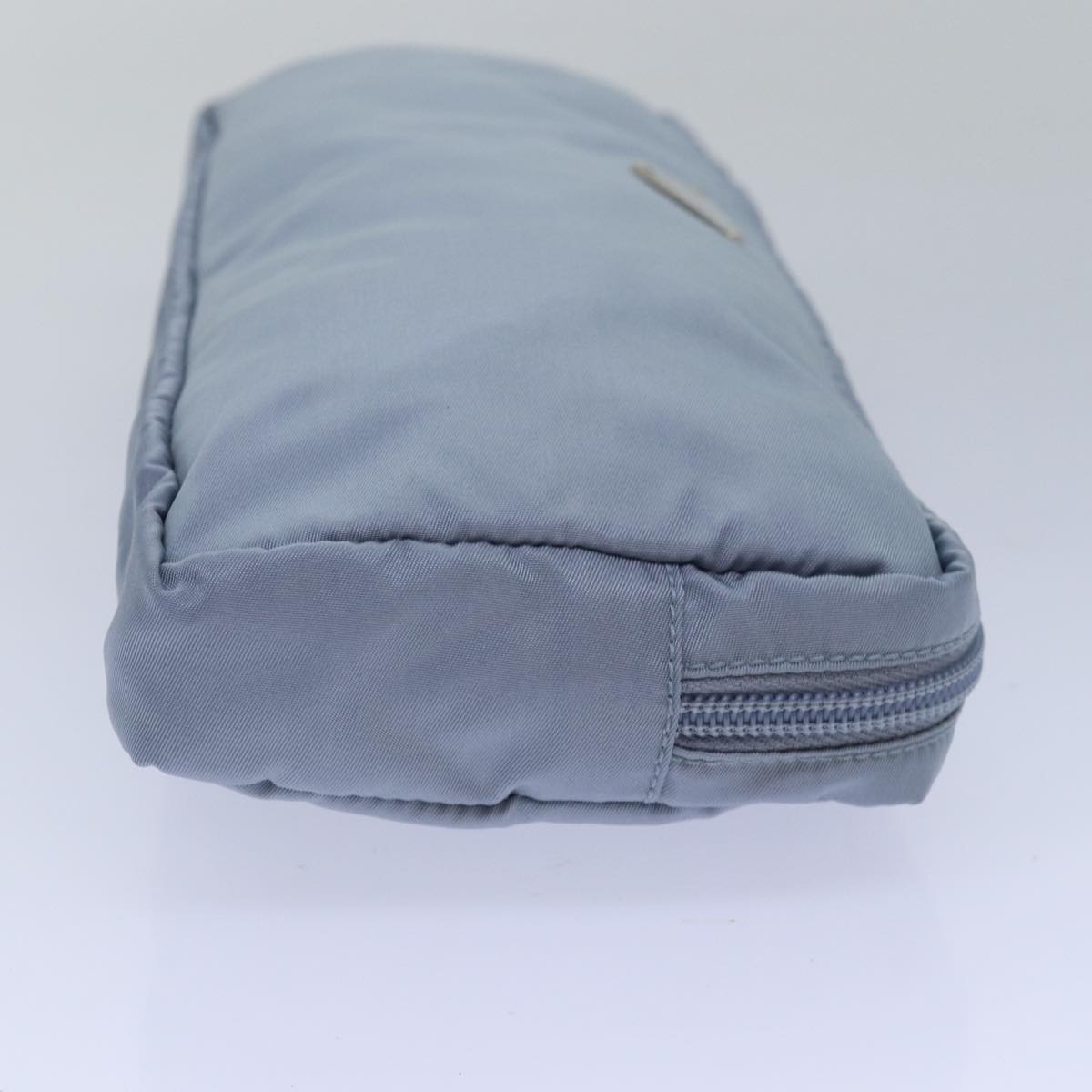 PRADA Room Shoes & Pouch Nylon Light Blue Auth 79894V