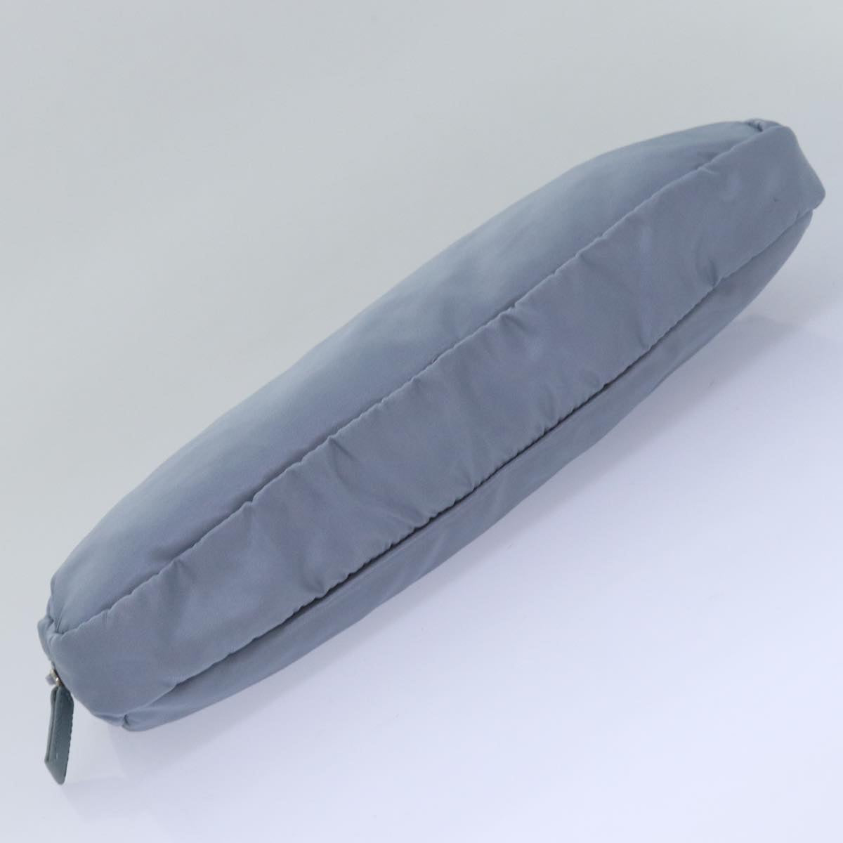 PRADA Room Shoes & Pouch Nylon Light Blue Auth 79894V