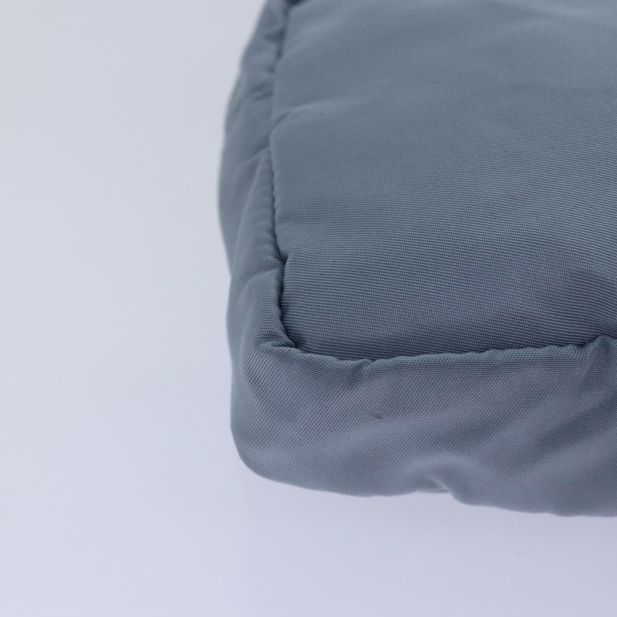 PRADA Room Shoes & Pouch Nylon Light Blue Auth 79894V