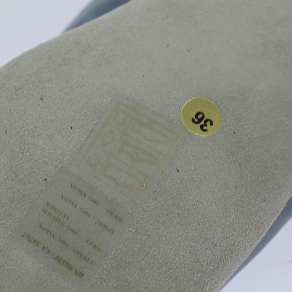 PRADA Room Shoes & Pouch Nylon Light Blue Auth 79894V