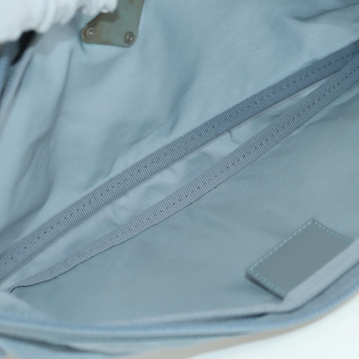 PRADA Room Shoes & Pouch Nylon Light Blue Auth 79894V