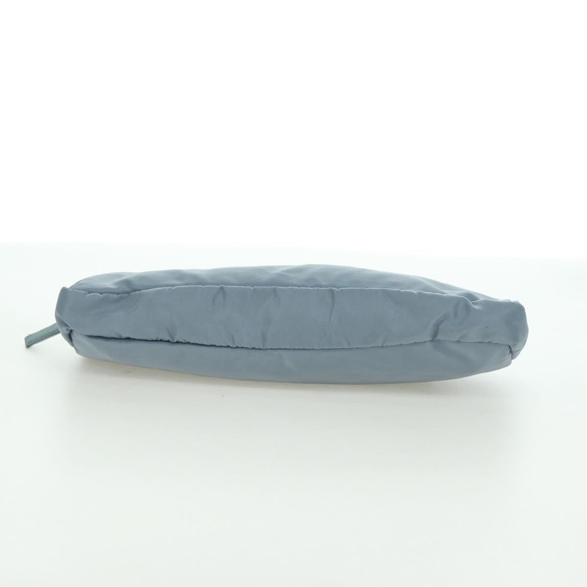 PRADA Room Shoes & Pouch Nylon Light Blue Auth 79894V
