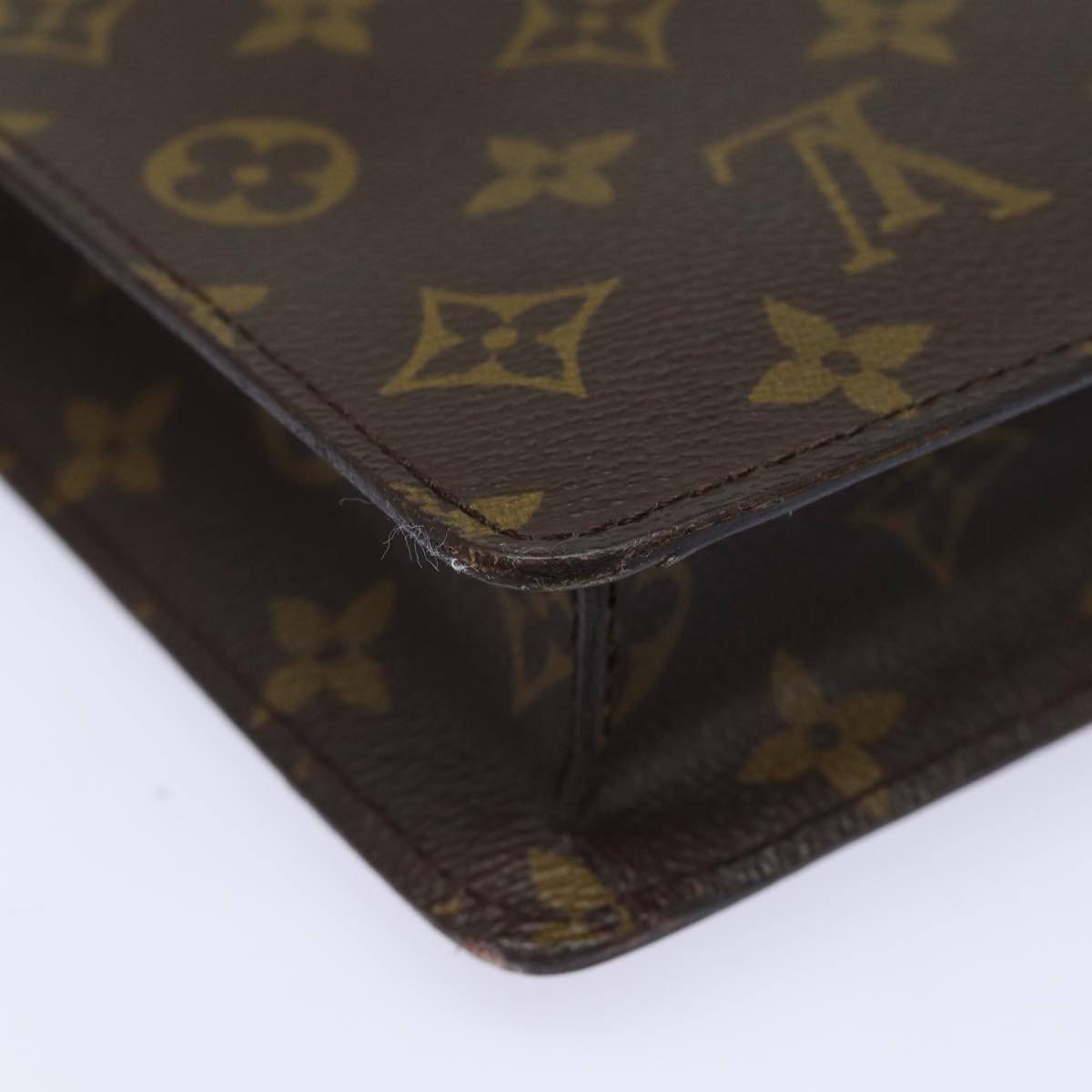 LOUIS VUITTON Monogram Porte Documents Senatur Briefcase M53335 LV Auth 79899