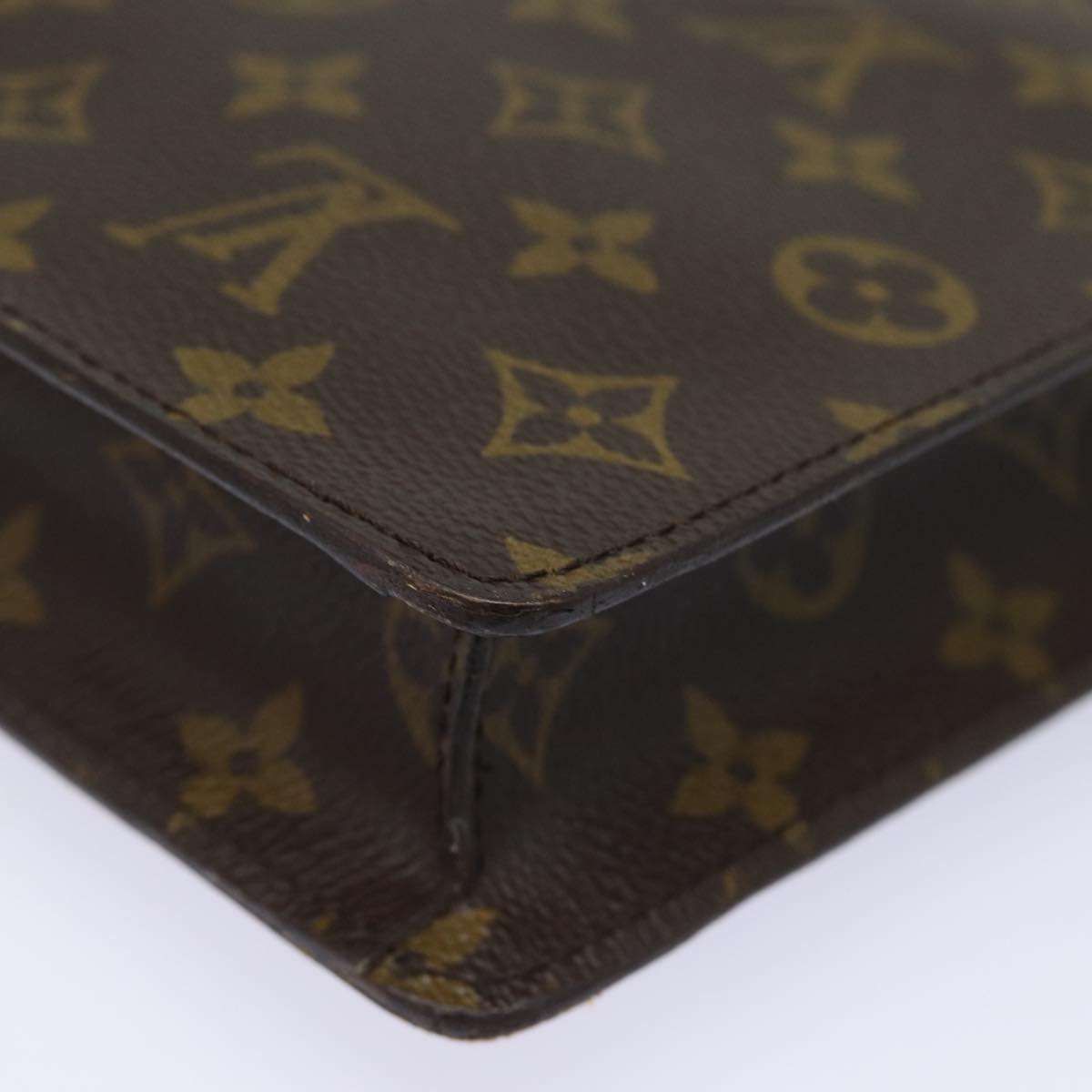 LOUIS VUITTON Monogram Porte Documents Senatur Briefcase M53335 LV Auth 79899