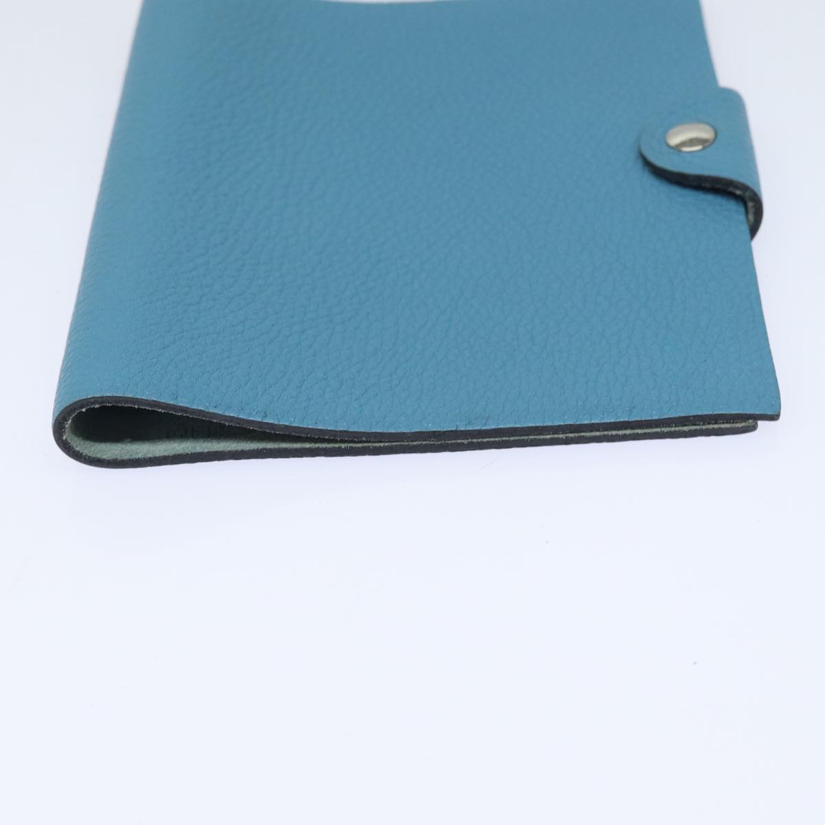 HERMES Yuris PM Day Planner Cover Leather Blue Auth 79910