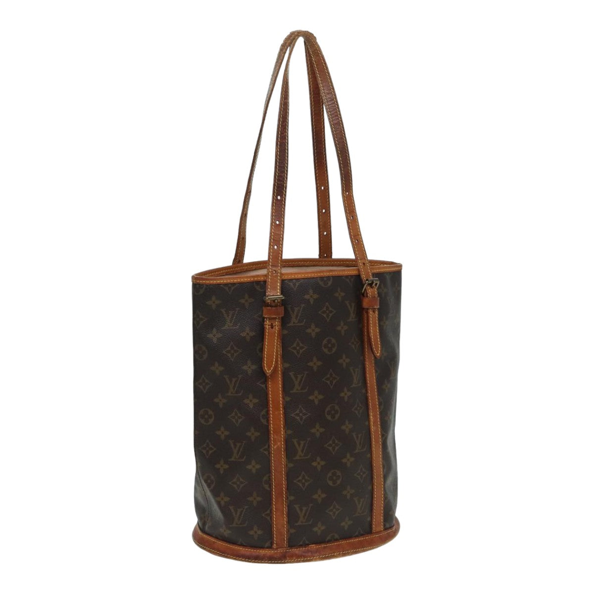 LOUIS VUITTON Monogram Bucket GM Shoulder Bag M42236 LV Auth 79920