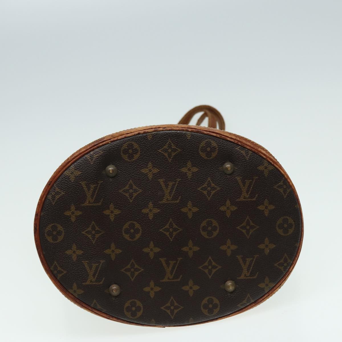 LOUIS VUITTON Monogram Bucket GM Shoulder Bag M42236 LV Auth 79920
