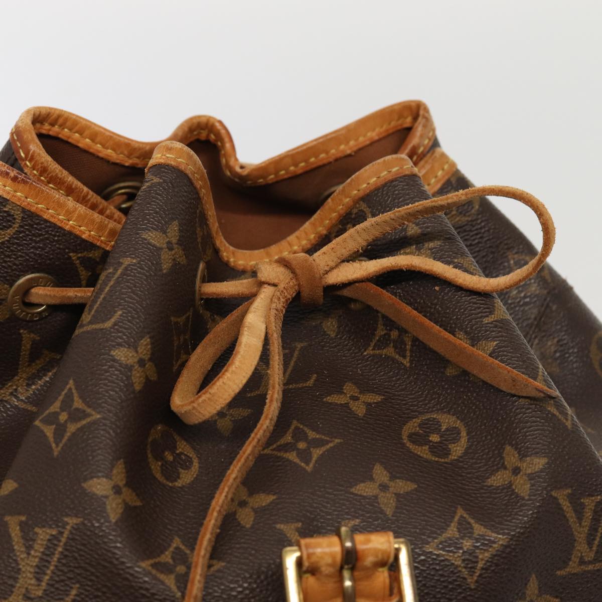 LOUIS VUITTON Monogram Montsouris GM Backpack M51135 LV Auth 80033