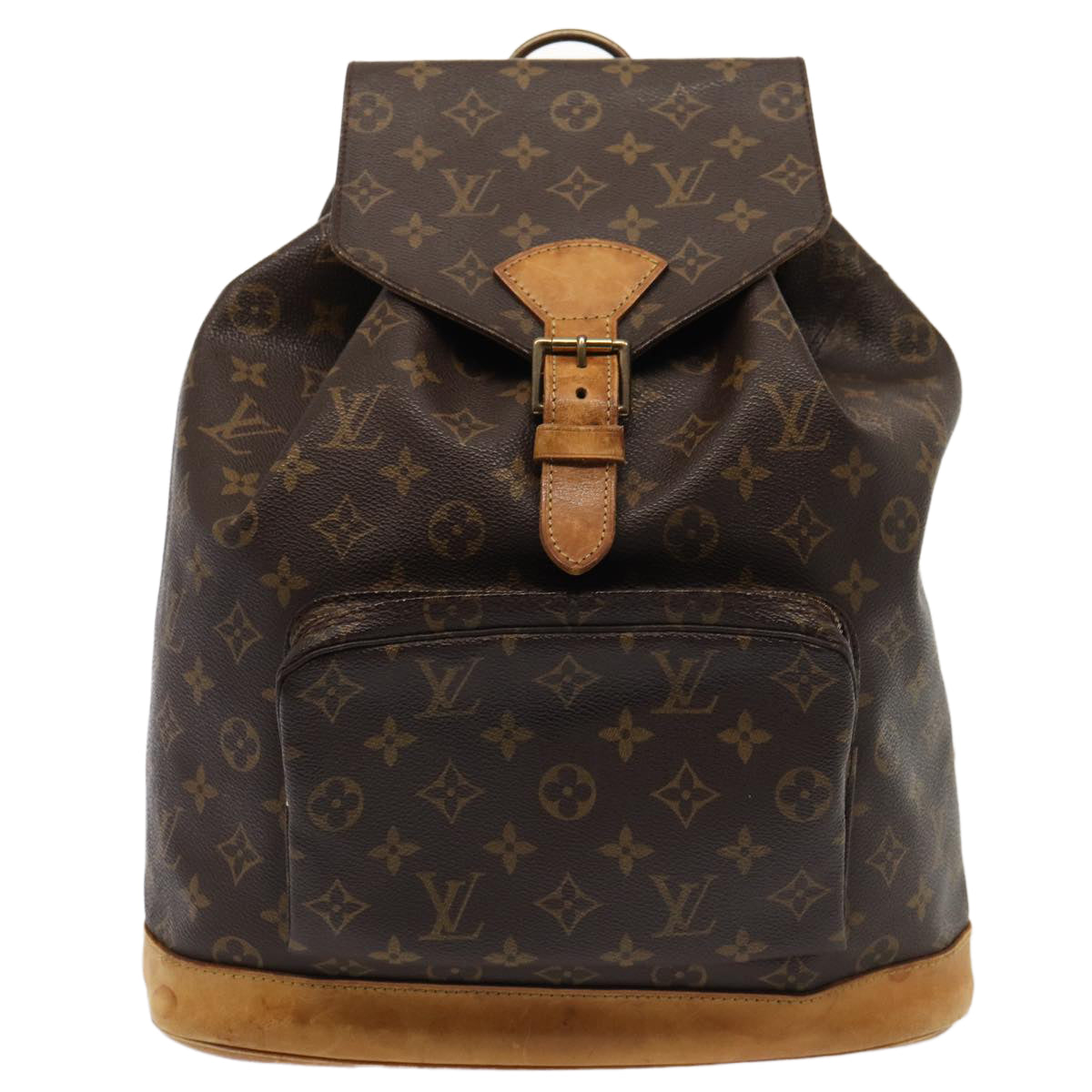 LOUIS VUITTON Monogram Montsouris GM Backpack M51135 LV Auth 80033