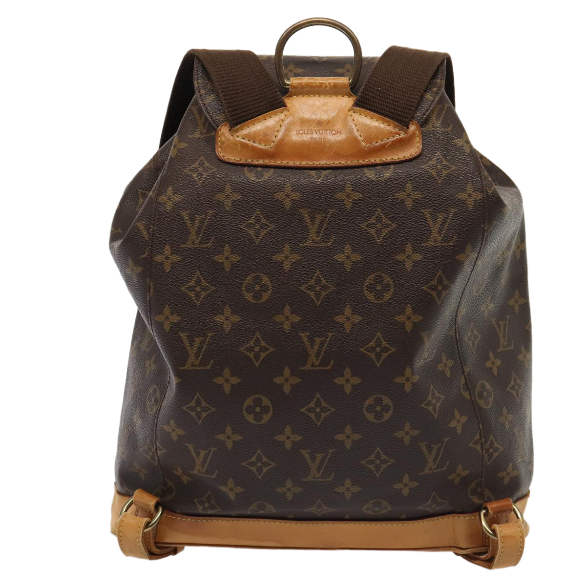 LOUIS VUITTON Monogram Montsouris GM Backpack M51135 LV Auth 80033