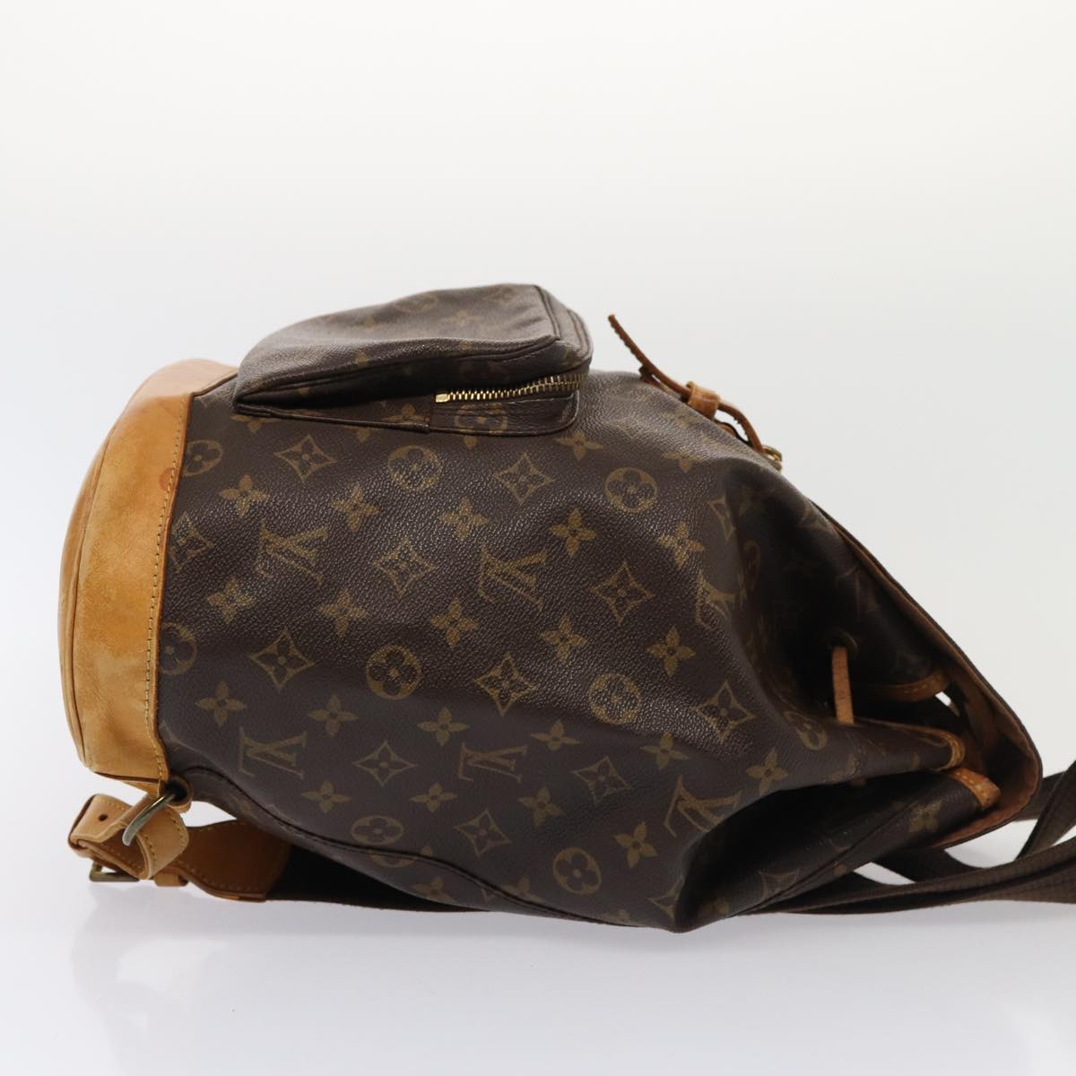 LOUIS VUITTON Monogram Montsouris GM Backpack M51135 LV Auth 80033