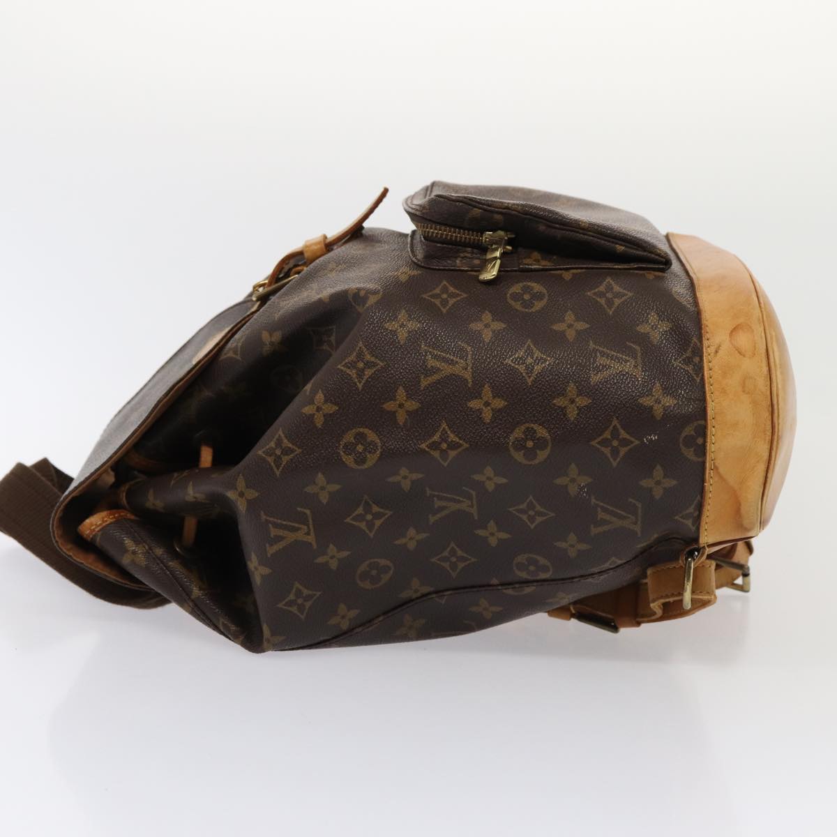 LOUIS VUITTON Monogram Montsouris GM Backpack M51135 LV Auth 80033