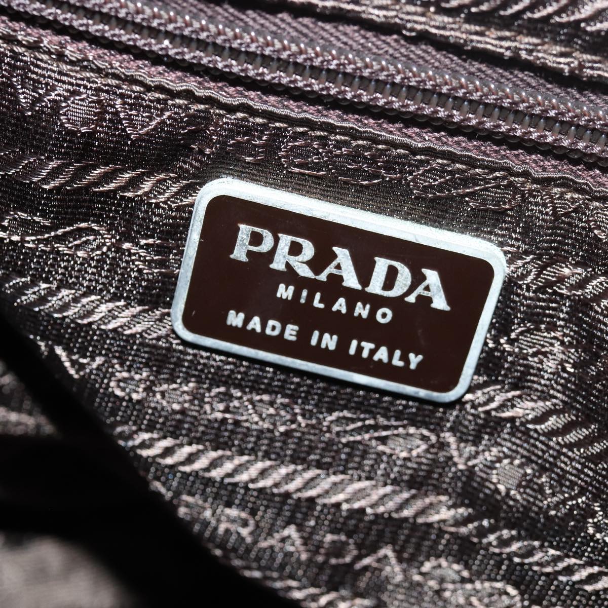 PRADA Nylon Backpack Khaki Auth 80100