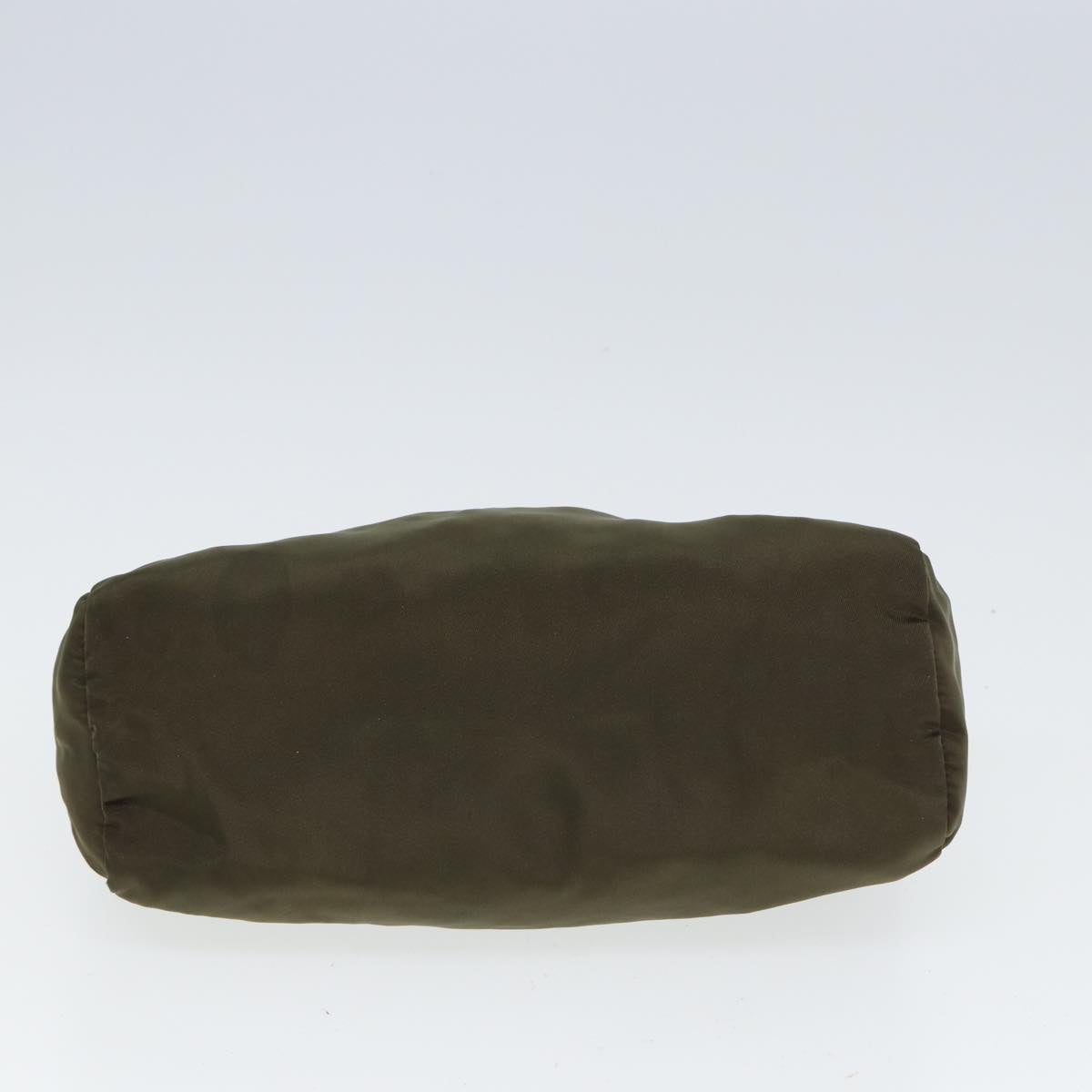 PRADA Pouch Nylon Khaki Auth 80183