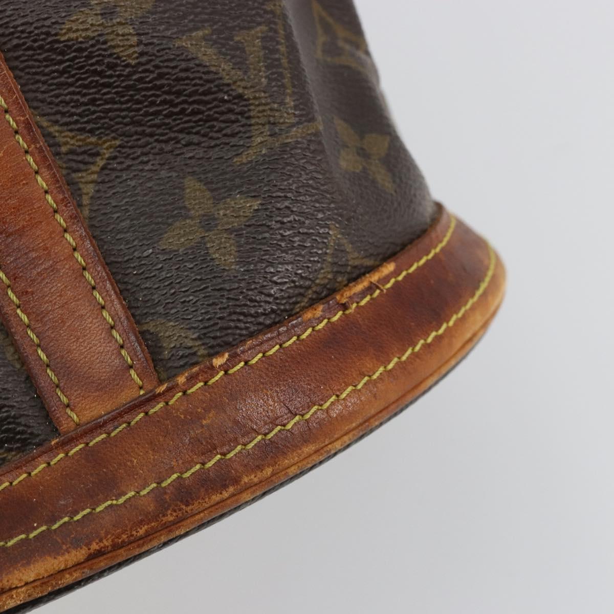 LOUIS VUITTON Monogram Bucket GM Shoulder Bag M42236 LV Auth 80217