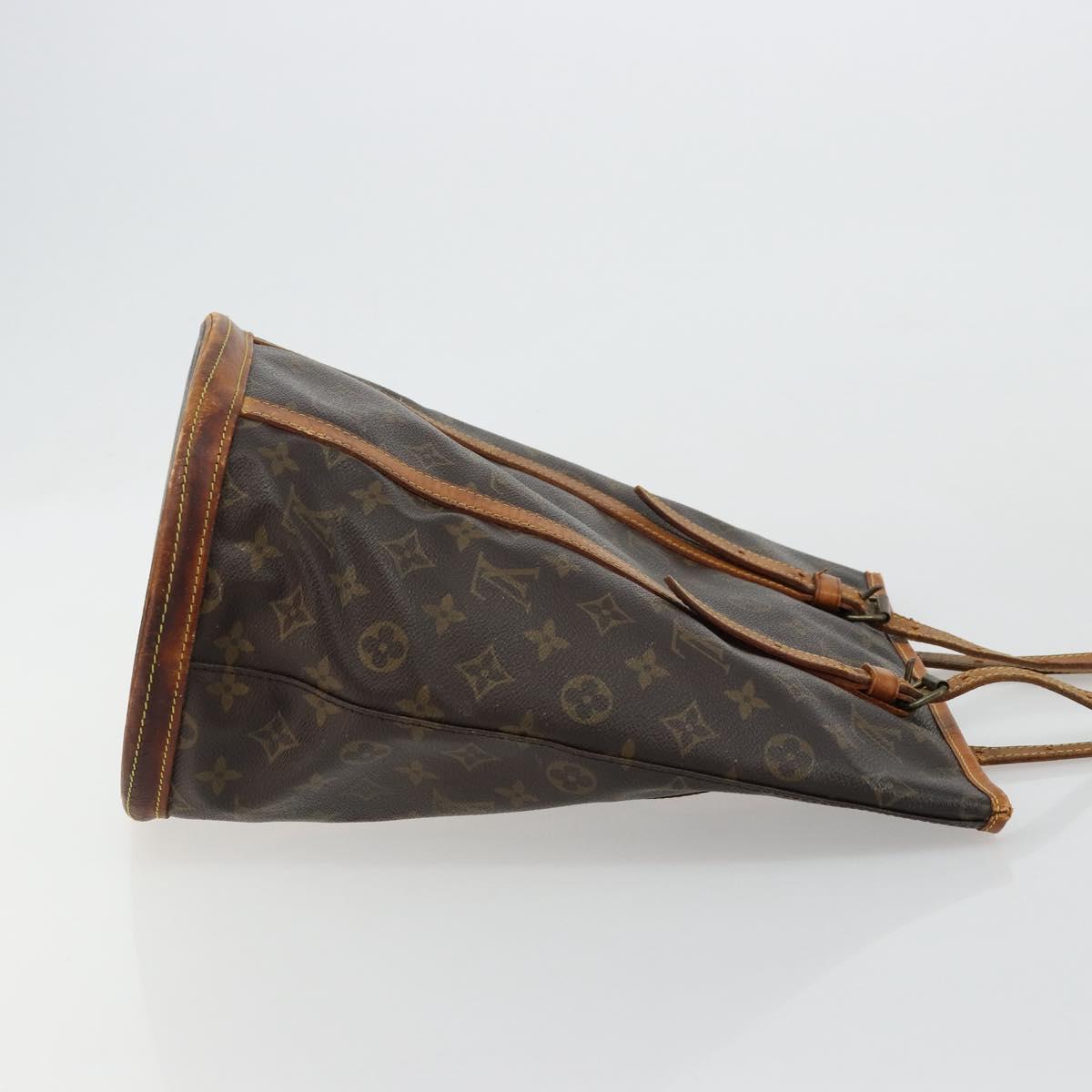 LOUIS VUITTON Monogram Bucket GM Shoulder Bag M42236 LV Auth 80217