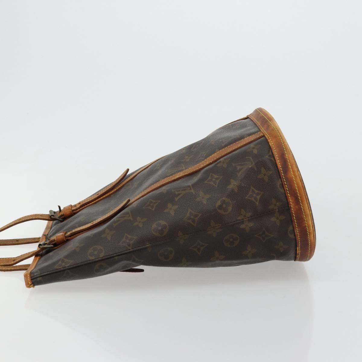 LOUIS VUITTON Monogram Bucket GM Shoulder Bag M42236 LV Auth 80217