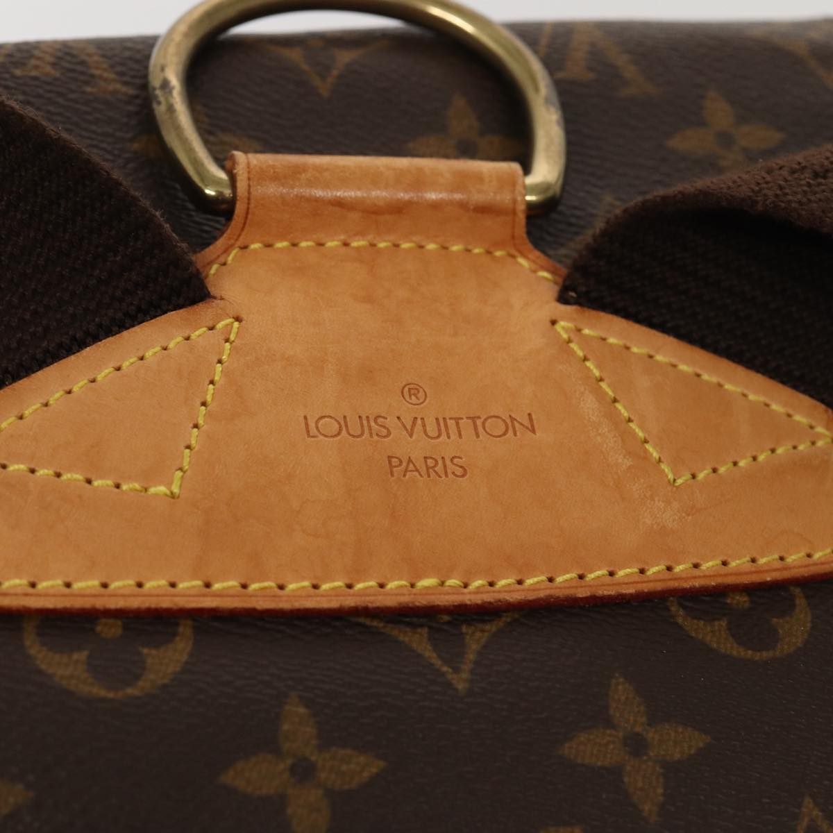 LOUIS VUITTON Monogram Montsouris GM Backpack M51135 LV Auth 80383