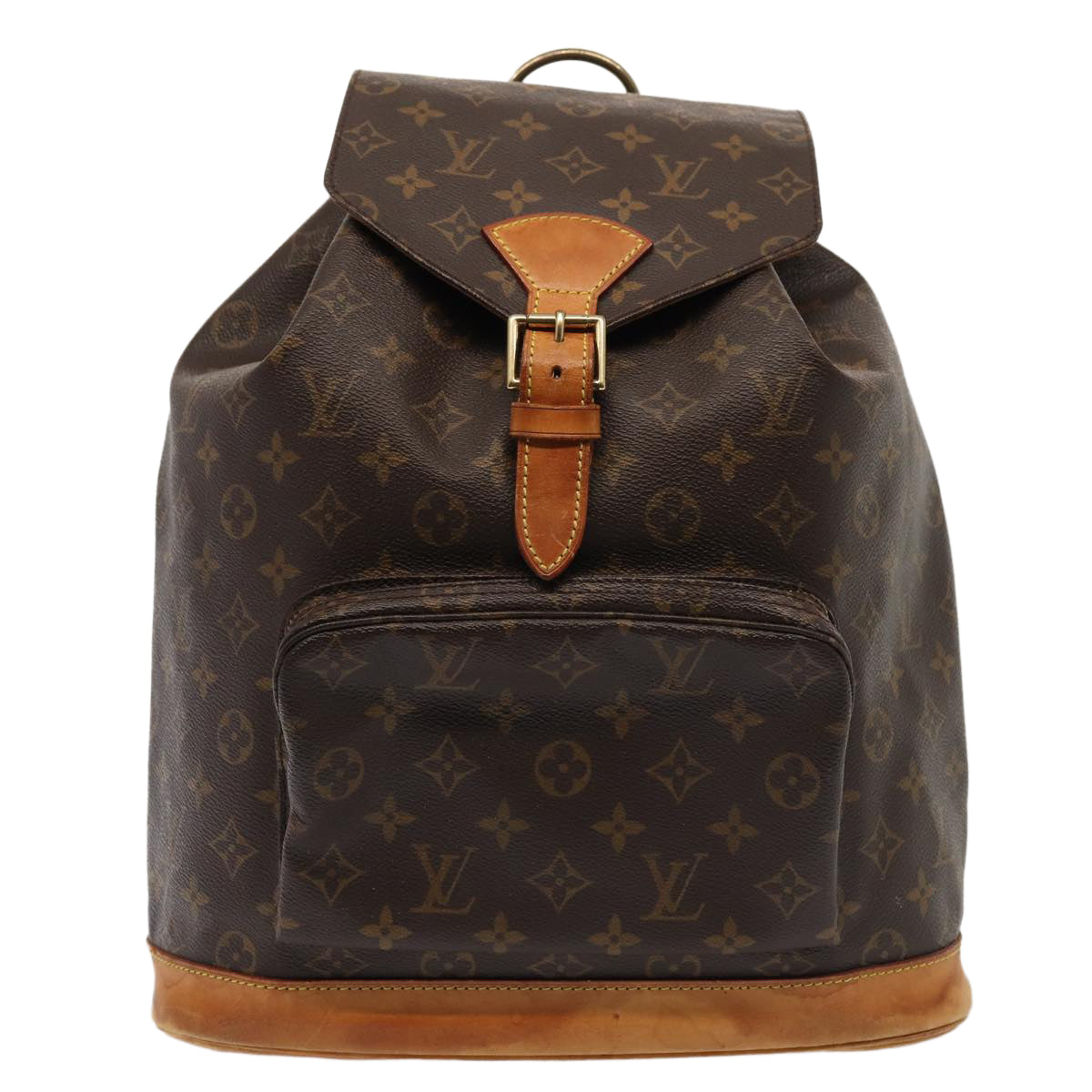 LOUIS VUITTON Monogram Montsouris GM Backpack M51135 LV Auth 80383