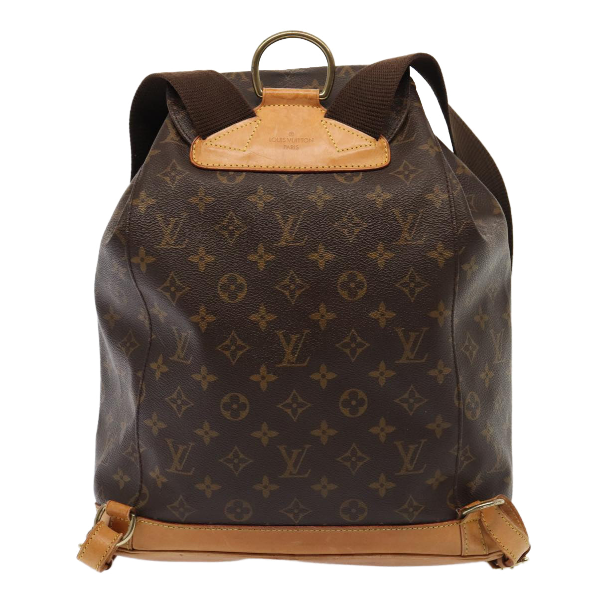 LOUIS VUITTON Monogram Montsouris GM Backpack M51135 LV Auth 80383