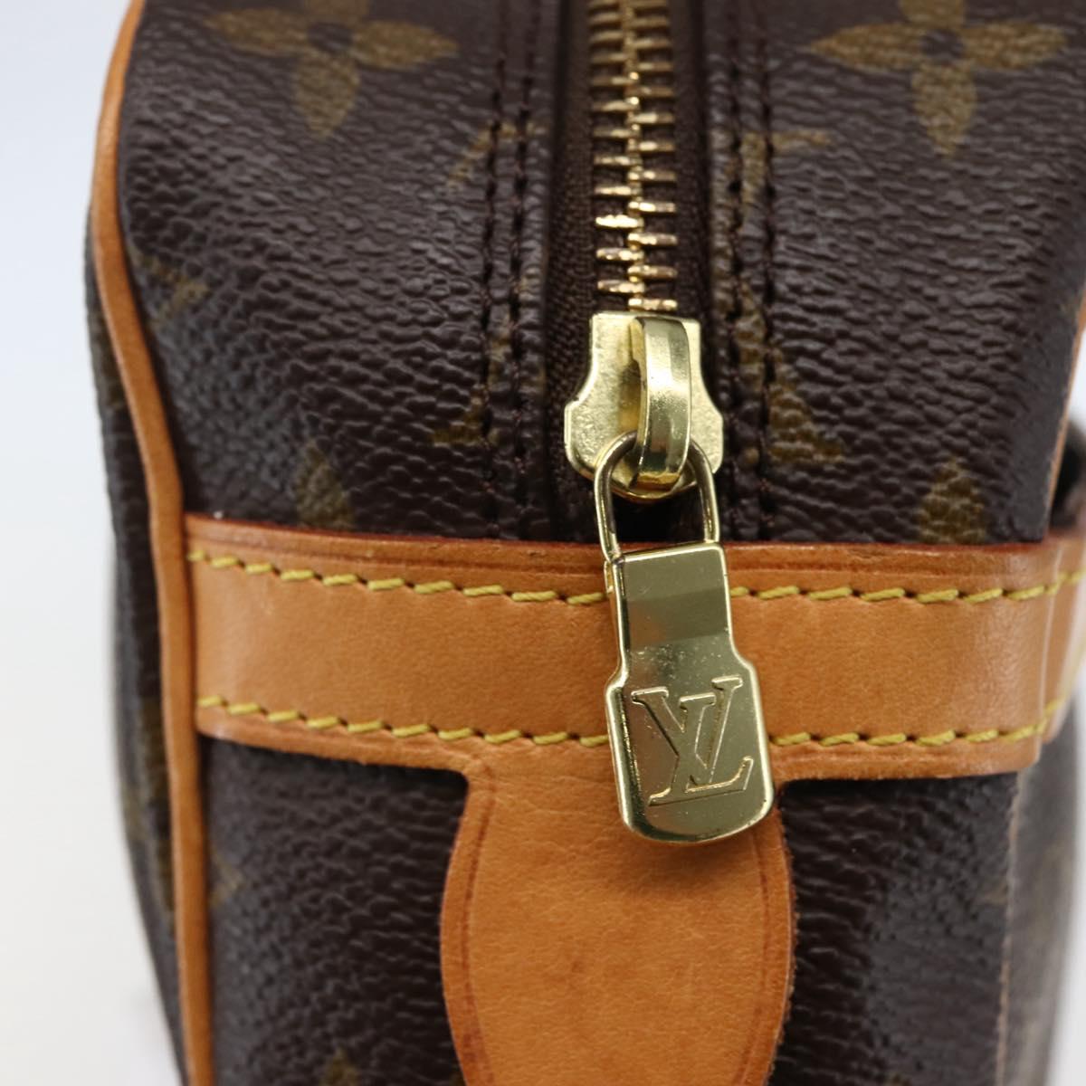 LOUIS VUITTON Monogram Compiegne 28 Clutch Bag M51845 LV Auth 80423