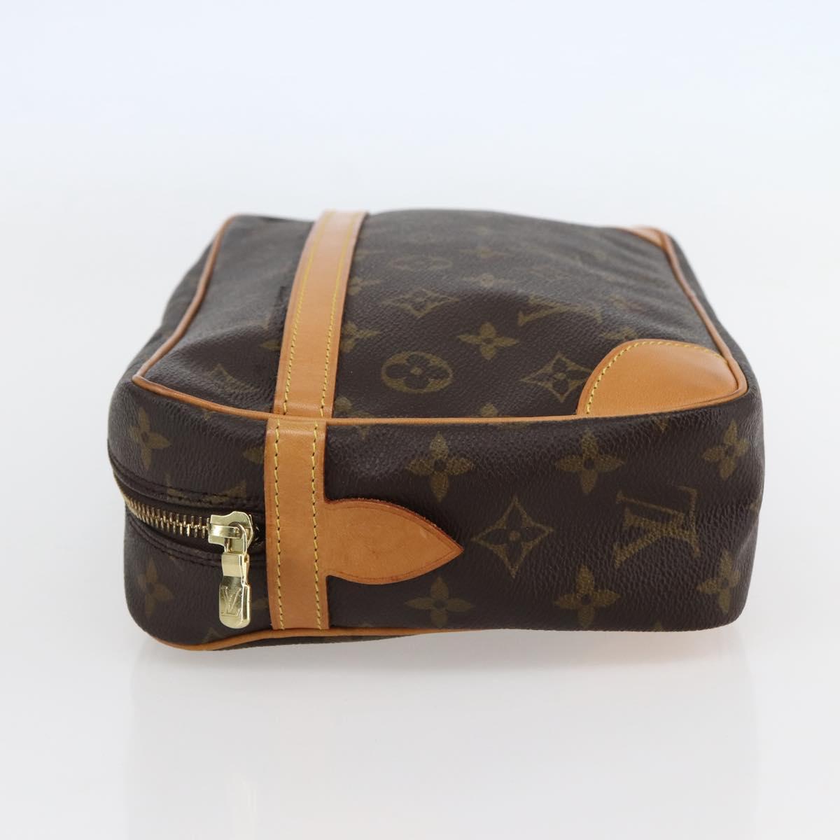 LOUIS VUITTON Monogram Compiegne 28 Clutch Bag M51845 LV Auth 80423