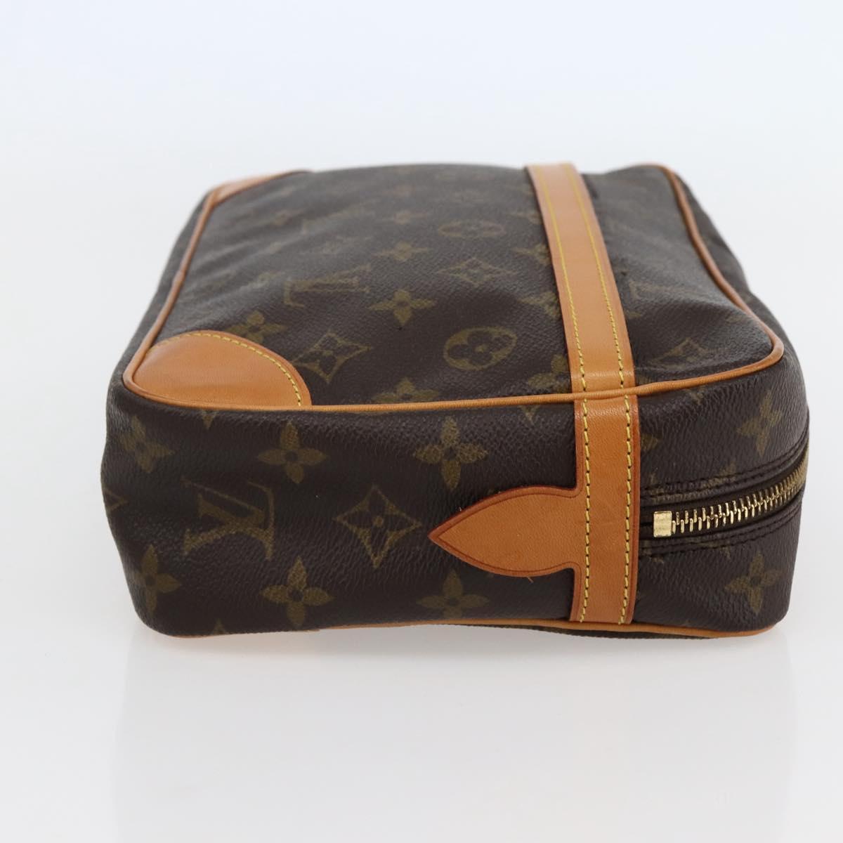 LOUIS VUITTON Monogram Compiegne 28 Clutch Bag M51845 LV Auth 80423