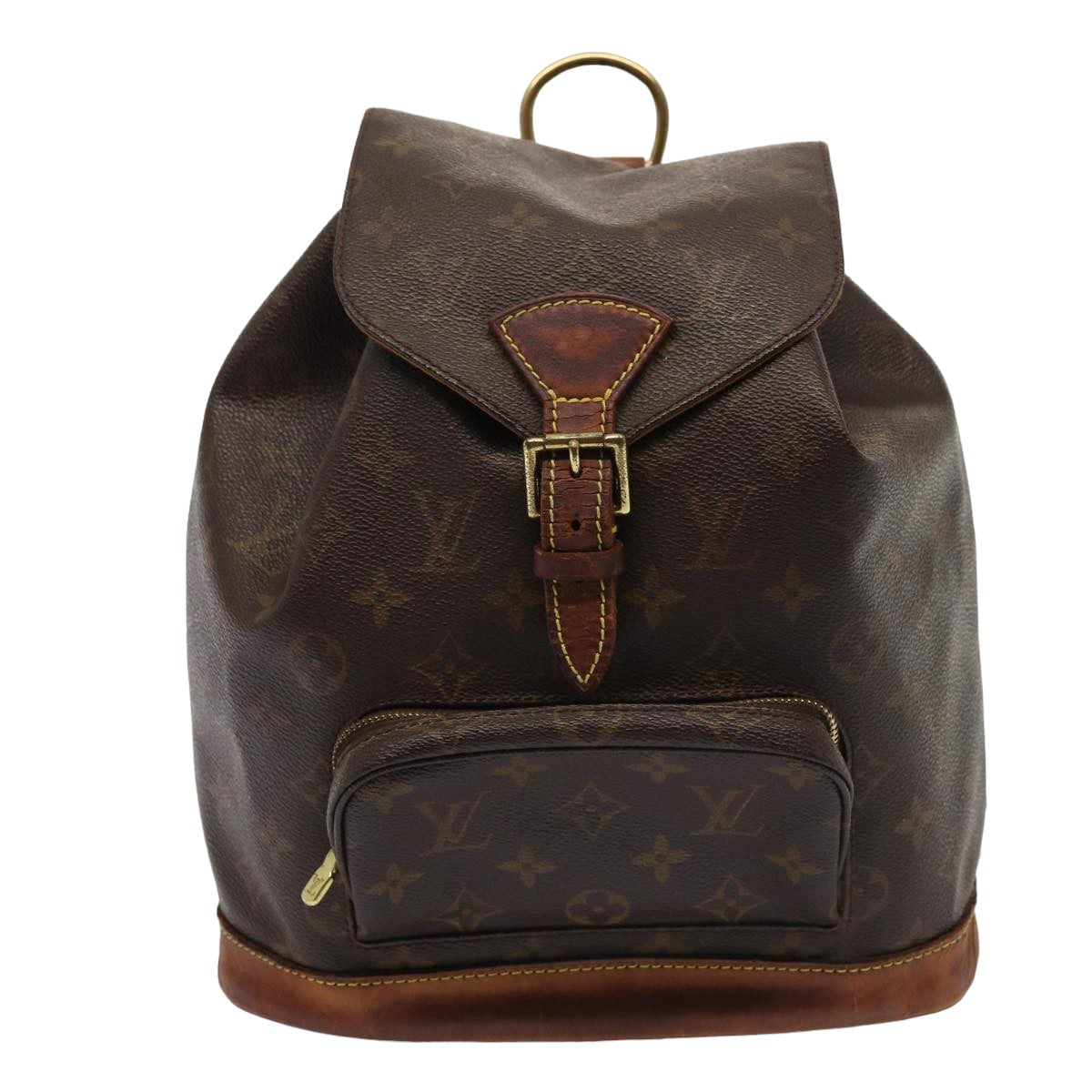 LOUIS VUITTON Monogram Montsouris PM Backpack M51137 LV Auth 80528