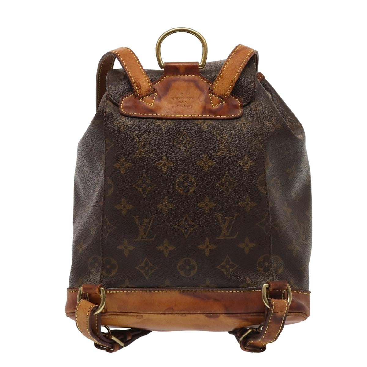 LOUIS VUITTON Monogram Montsouris PM Backpack M51137 LV Auth 80528