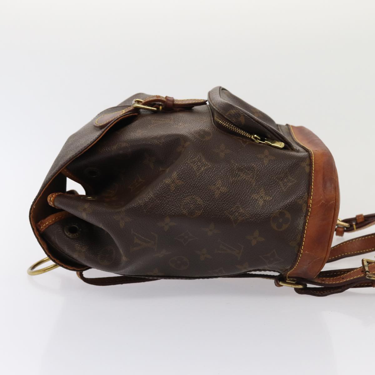 LOUIS VUITTON Monogram Montsouris PM Backpack M51137 LV Auth 80528