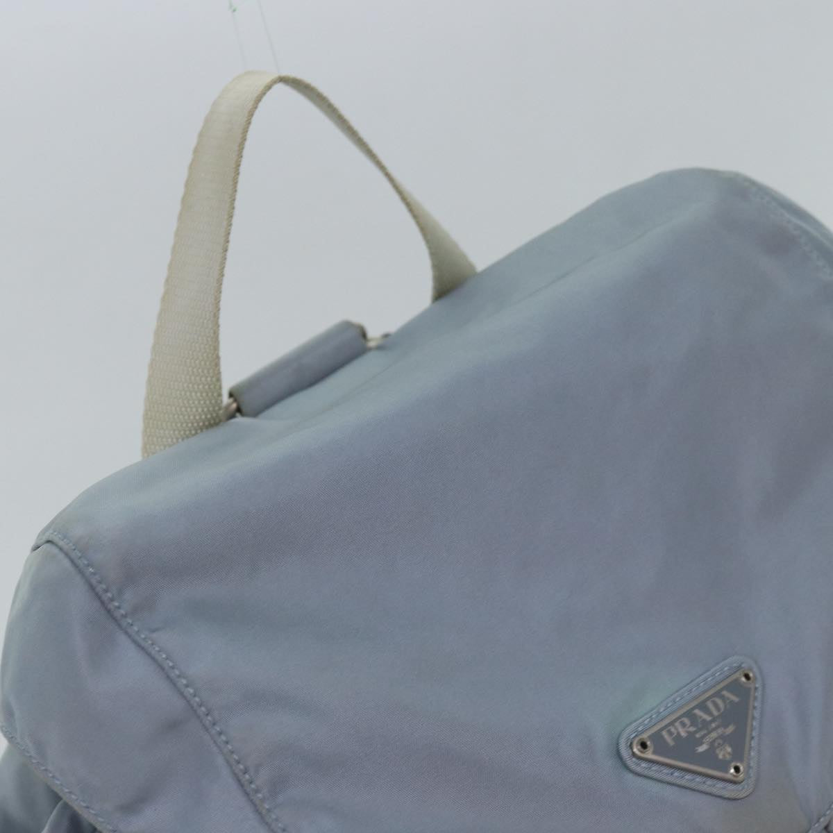 PRADA Backpack Nylon Blue Auth 80578