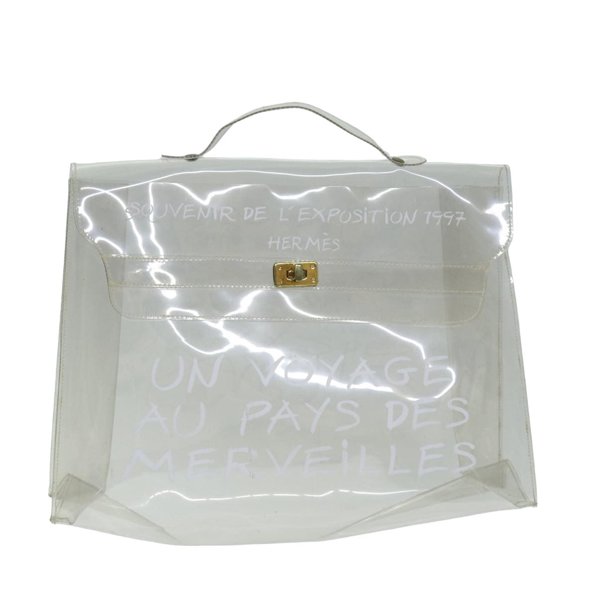 HERMES Vinyl Kelly  Vinyl Clear Auth 80610