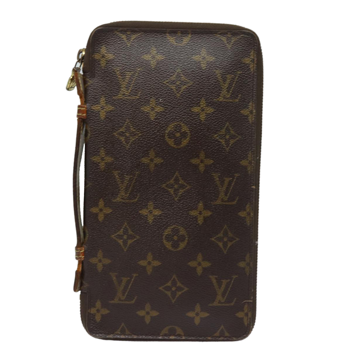 LOUIS VUITTON Monogram Organizer De Voyage Travel Case M60120 LV Auth 80631