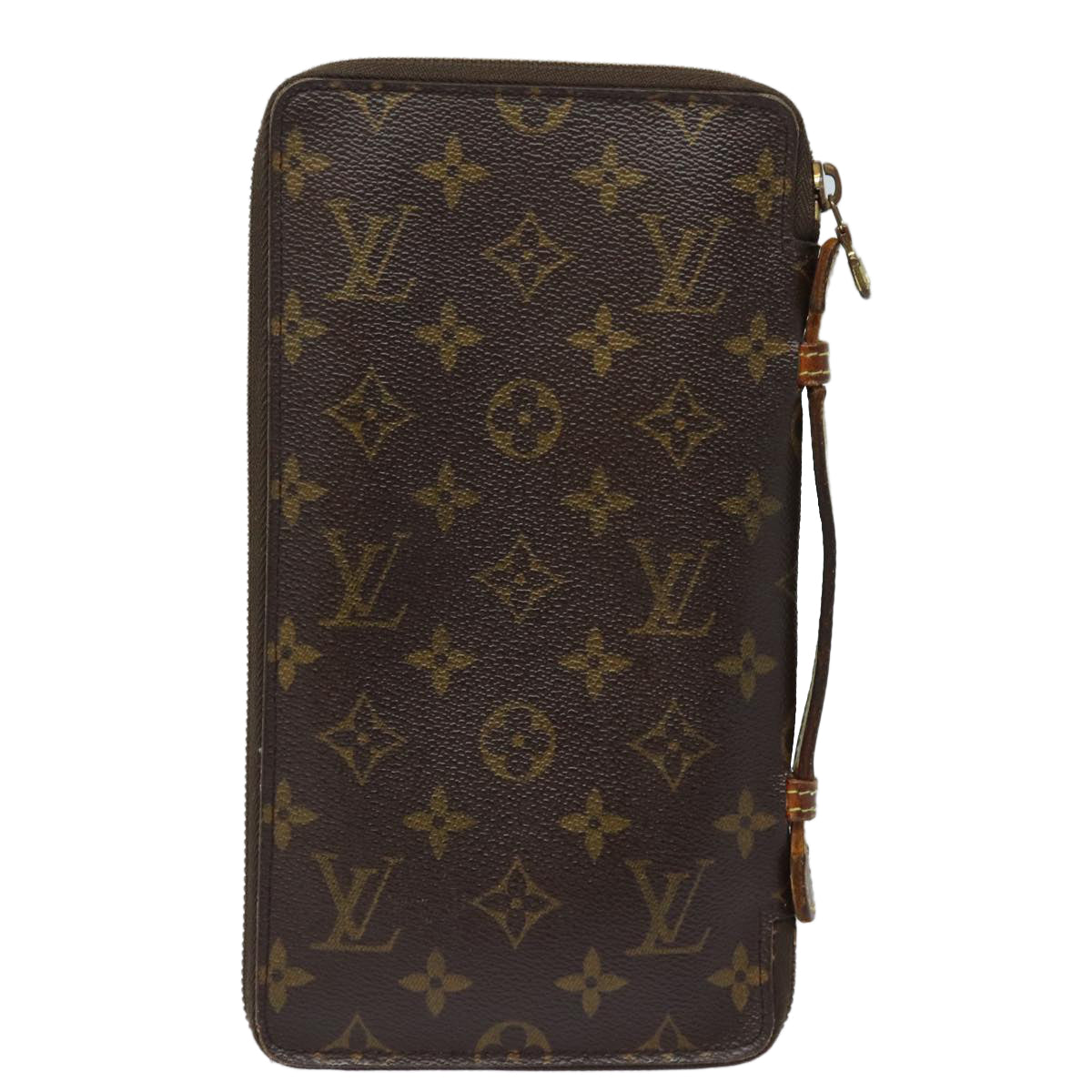 LOUIS VUITTON Monogram Organizer De Voyage Travel Case M60120 LV Auth 80631