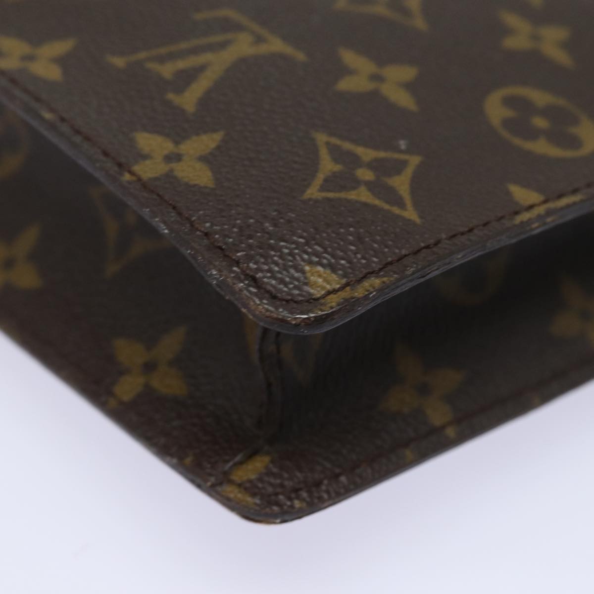 LOUIS VUITTON Monogram Porte Documents Senatur Briefcase M53335 LV Auth 80641