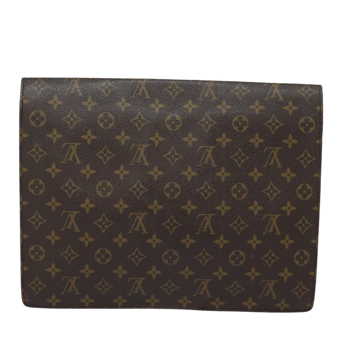 LOUIS VUITTON Monogram Porte Documents Senatur Briefcase M53335 LV Auth 80641