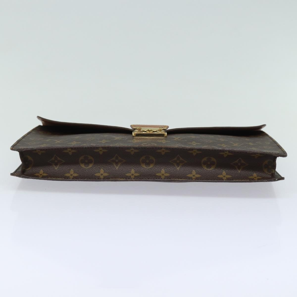 LOUIS VUITTON Monogram Porte Documents Senatur Briefcase M53335 LV Auth 80641