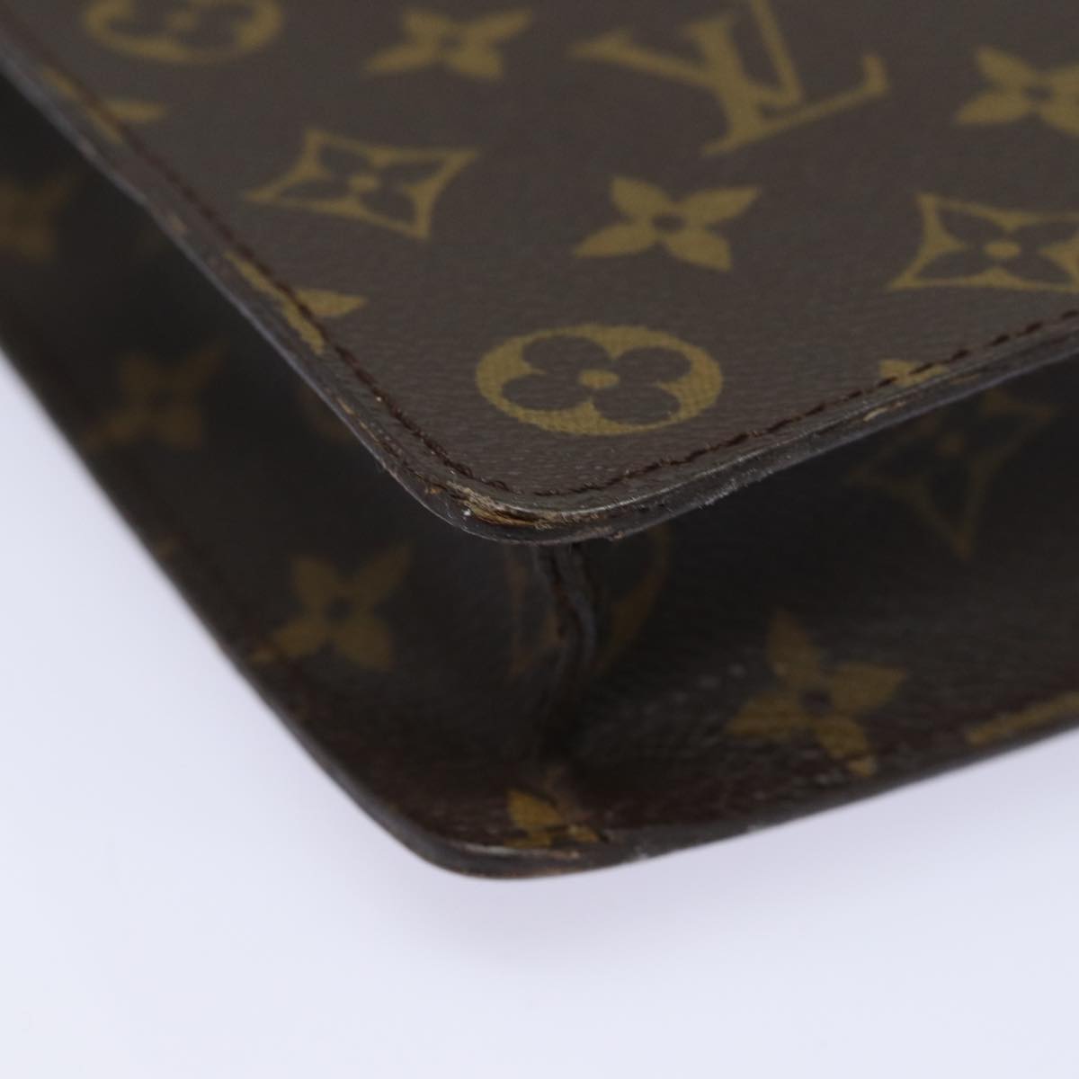 LOUIS VUITTON Monogram Porte Documents Senatur Briefcase M53335 LV Auth 80641